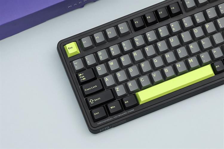 Bàn Phím Cơ Bluetooth Machenike KG98 RGB Purple-Gold Switch Màu Đen