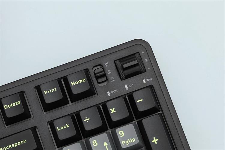 Bàn Phím Cơ Bluetooth Machenike KG98 RGB Purple-Gold Switch Màu Đen