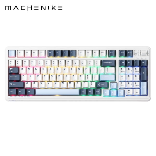 Bàn Phím Cơ Bluetooth Machenike KG98 RGB Purple-Gold Switch