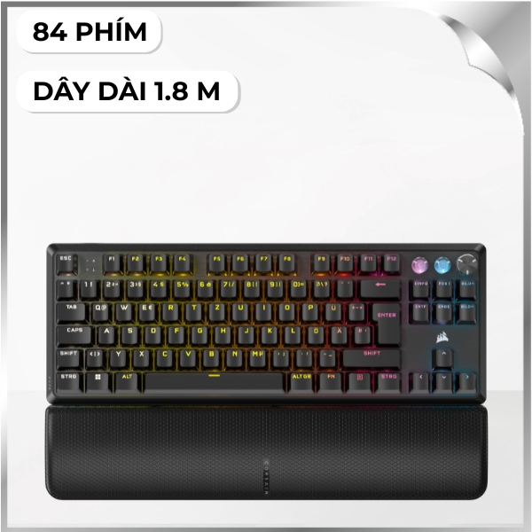 Bàn Phím Cơ Có Dây Gaming Corsair K70 PRO TKL-MGX-BLK RGB/CH-911911G-NA