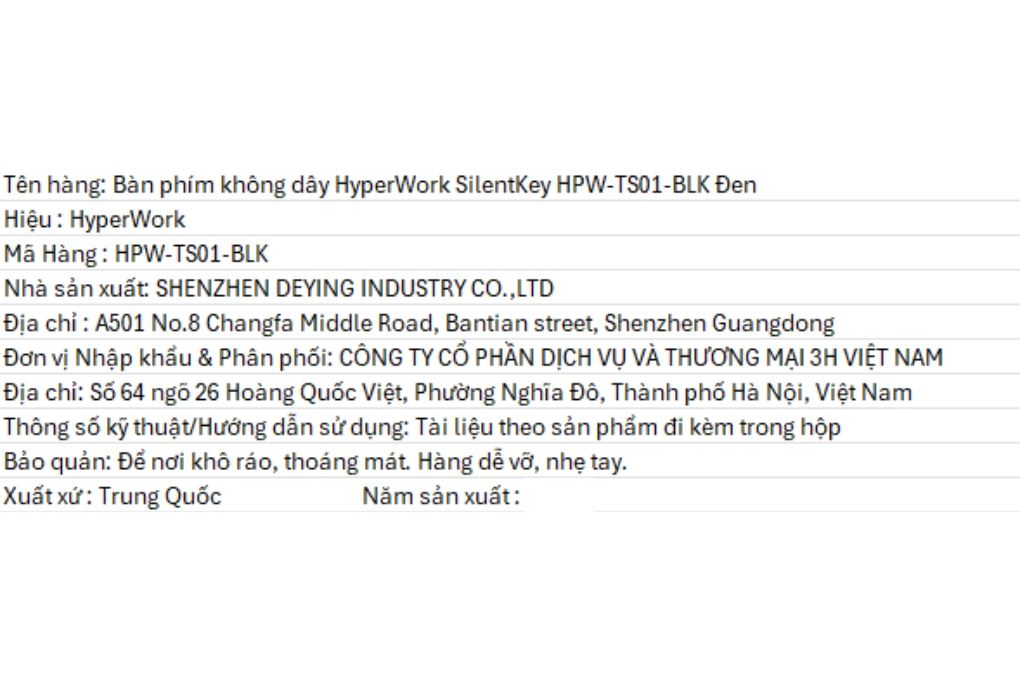 Bàn Phím Bluetooth HyperWork SilentKey - 9