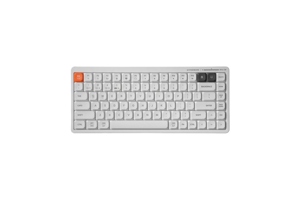 Bàn Phím Bluetooth HyperWork SilentKey Mini Màu Trắng