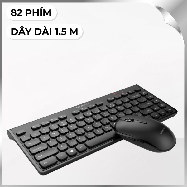 Bộ Bàn Phím Chuột Không Dây MicroPack KM-228W