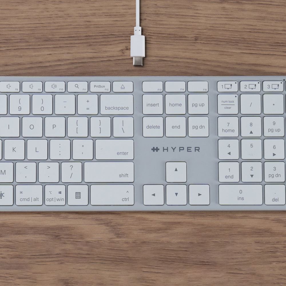 Bàn Phím Bluetooth HyperSpace HS2310US - Trắng Màu Trắng