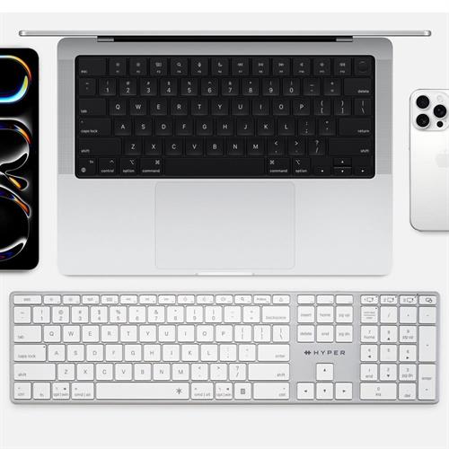 Bàn Phím Bluetooth HyperSpace HS2310US - Trắng Màu Trắng