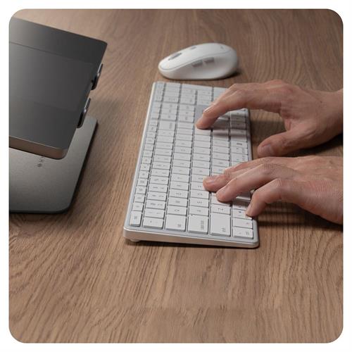 Bàn Phím Bluetooth HyperSpace HS2310US - Trắng Màu Trắng