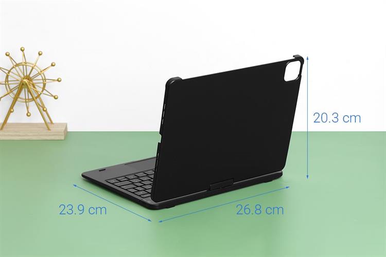 Bao Da Bàn Phím iPad Typecase Touch Keyboard Case For iPad Pro 11 M4 2024 Màu Đen