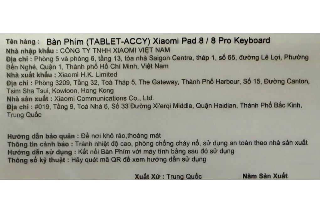 Bàn Phím Tablet Xiaomi Pad 8/8 Pro - 3