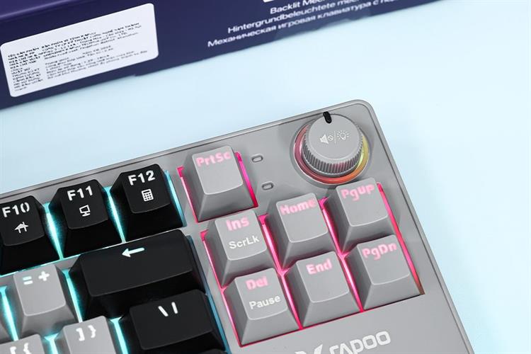 Bàn Phím Cơ Có Dây Rapoo V501 87 Màu Đen