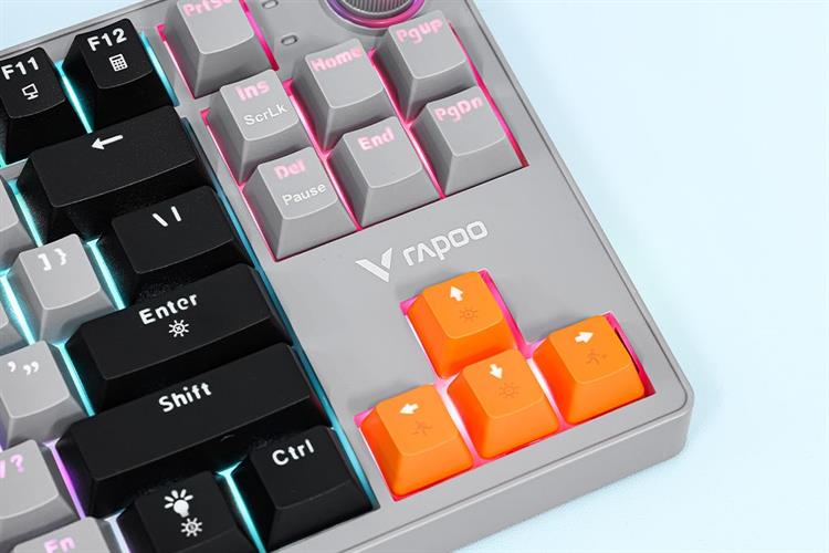 Bàn Phím Cơ Có Dây Rapoo V501 87 Màu Đen