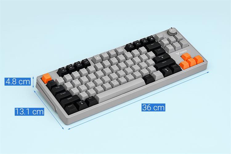 Bàn Phím Cơ Có Dây Rapoo V501 87 Màu Đen