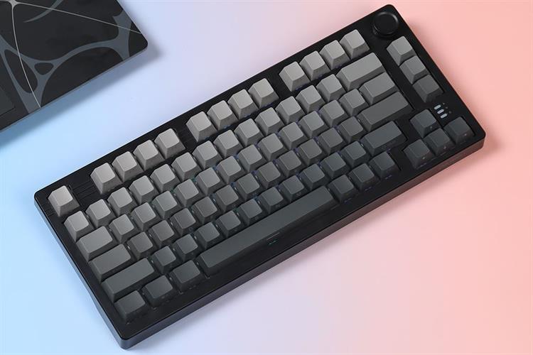 Bàn Phím Cơ Bluetooth Dareu EK75 Pro Cloudy Aqua Màu Đen