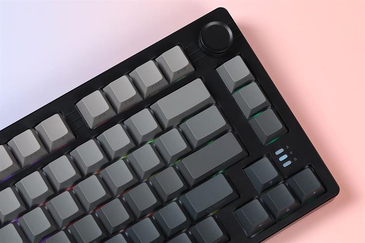 Bàn Phím Cơ Bluetooth Dareu EK75 Pro Cloudy Aqua Màu Đen