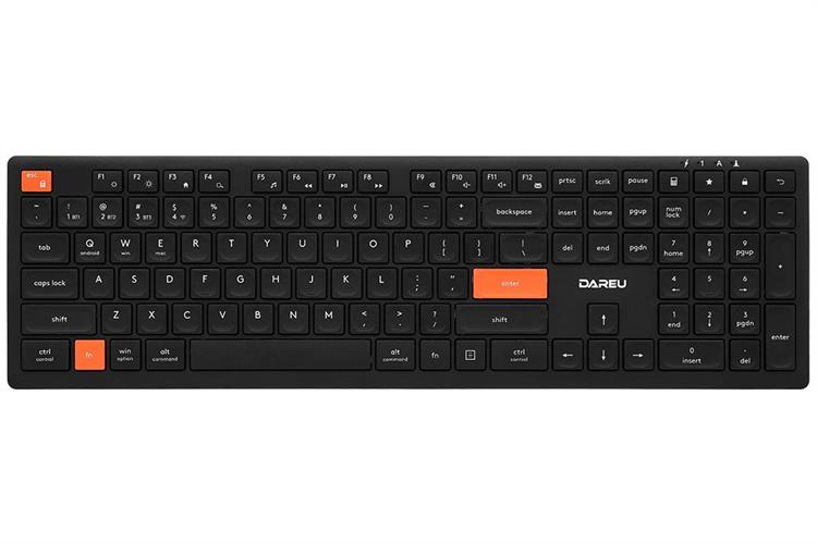 Bàn Phím Bluetooth Dareu LK165D Màu Đen