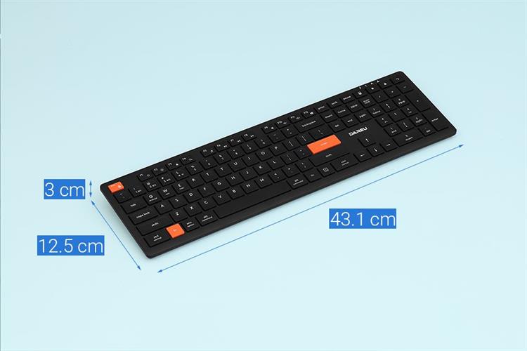 Bàn Phím Bluetooth Dareu LK165D Màu Đen
