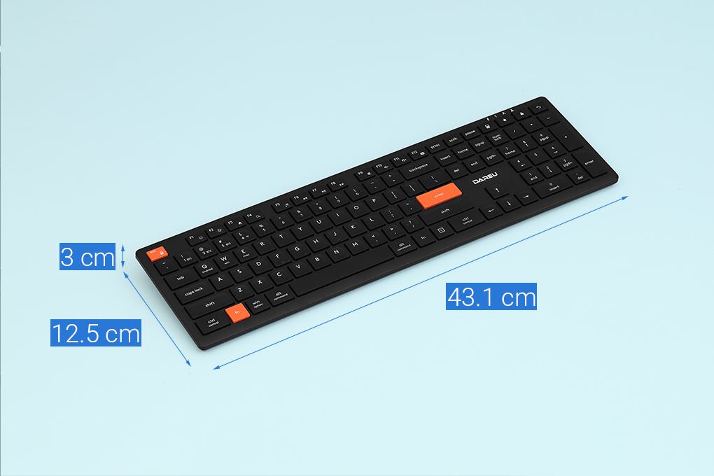 Bàn Phím Bluetooth Dareu LK165D Màu Đen