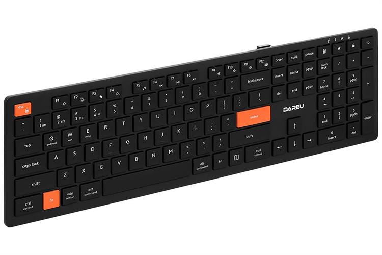 Bàn Phím Bluetooth Dareu LK165D Màu Đen
