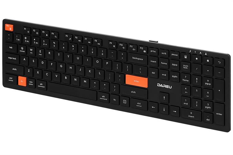 Bàn Phím Bluetooth Dareu LK165D Màu Đen