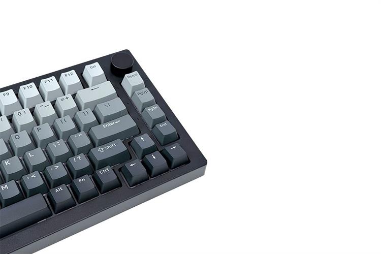 Bàn Phím Cơ Bluetooth Akko 5075 V3 Gradient Akko Frost Pink Màu Đen - Xám