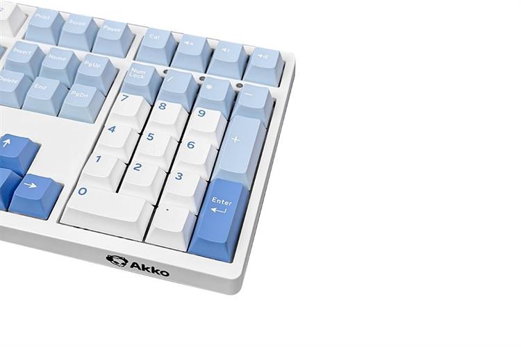 Bàn Phím Cơ Không Dây Akko 3108 RF V3 Màu Trắng