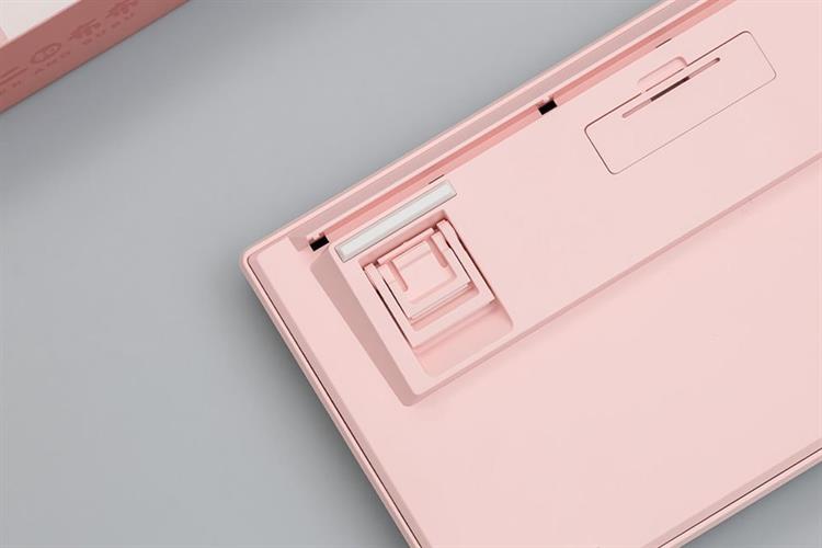 Bàn Phím Cơ Không Dây Akko 3108 RF V3 Yier and Bubu Frost Pink Màu Hồng