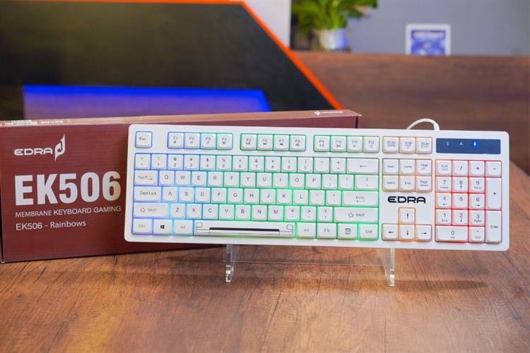 Bàn Phím Có Dây EDRA EK506 Màu Trắng