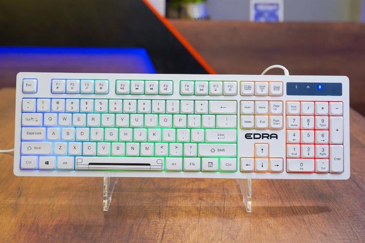 Bàn Phím Có Dây EDRA EK506 Màu Trắng