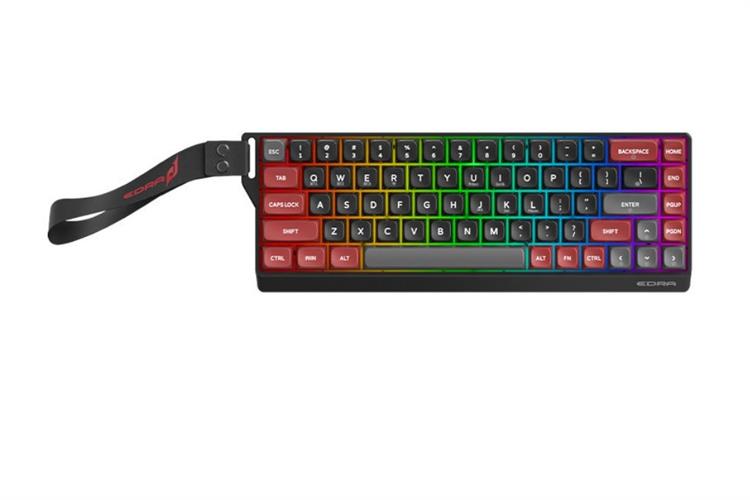 Bàn Phím Cơ Bluetooth EDRA EK368WT Màu Đỏ