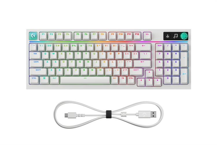 Bàn Phím Cơ Có Dây Logitech G316 X 98 Màu Trắng