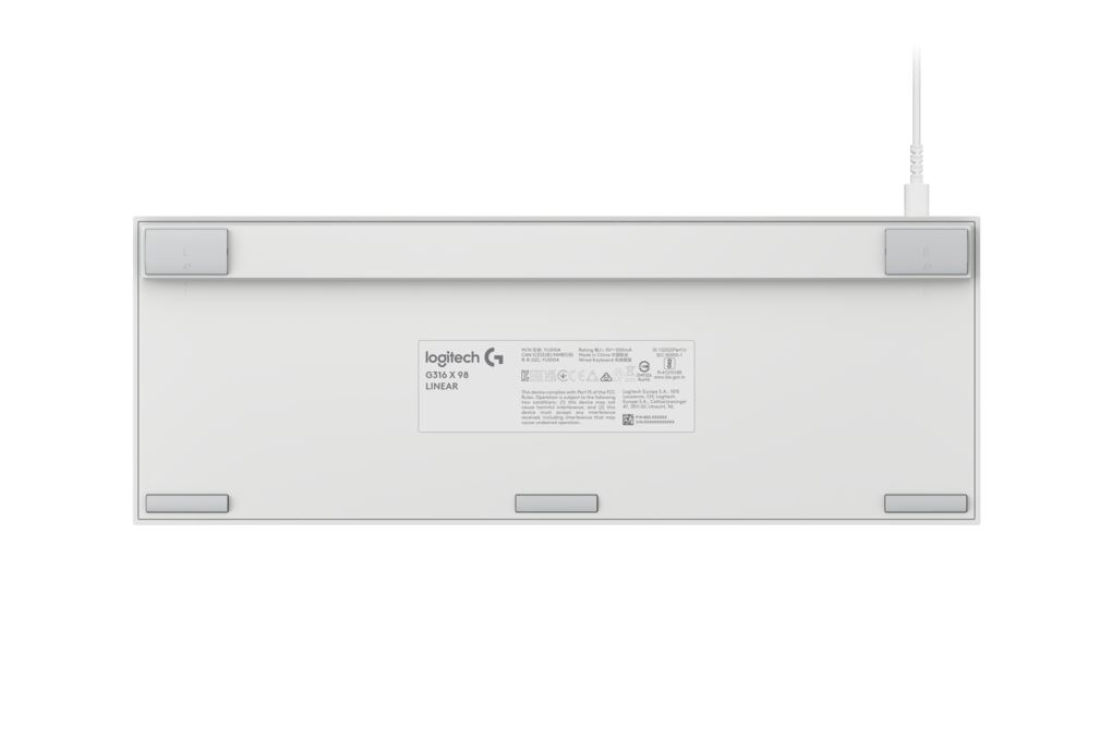 Bàn Phím Cơ Có Dây Logitech G316 X 98 Màu Trắng