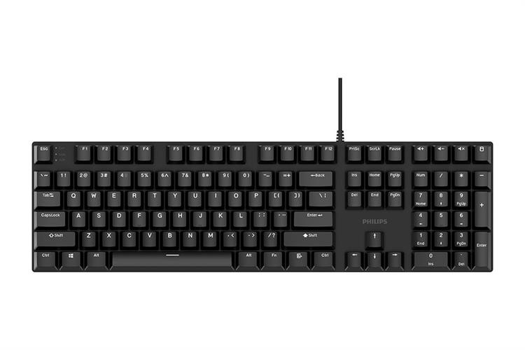 Bàn Phím Cơ Có Dây Philips SPK6508 Màu Đen
