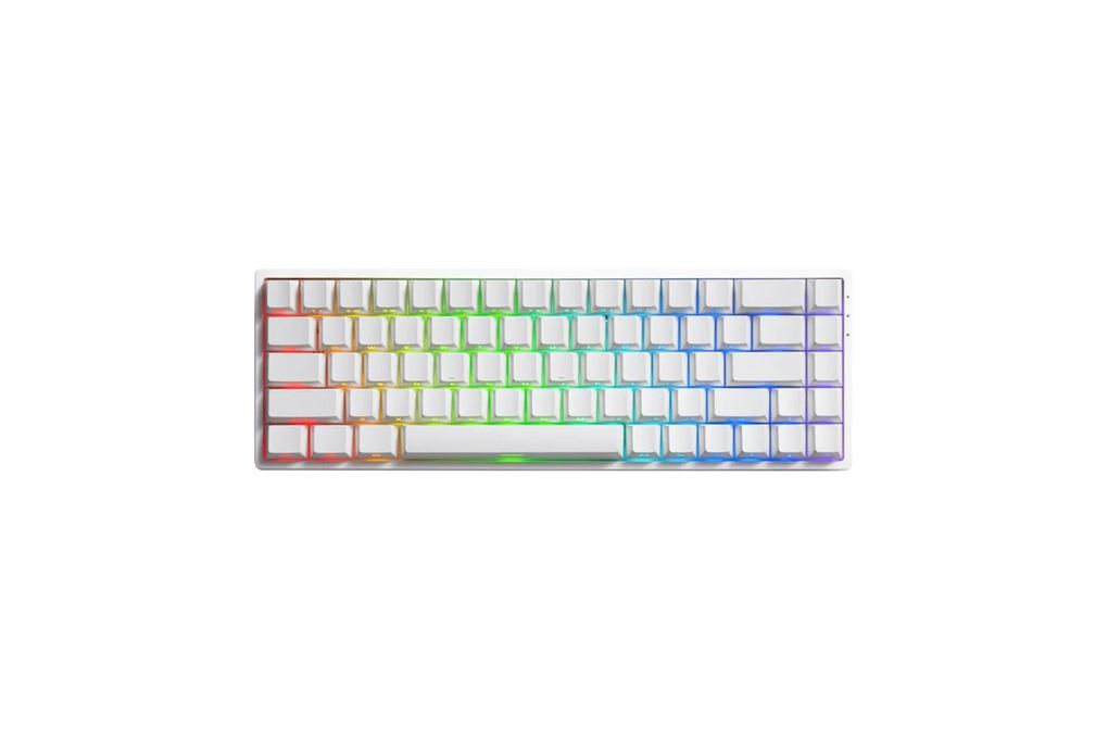 Bàn Phím Cơ Bluetooth Gaming AKKO FUN68 HE Glare Magnetic switch Màu Trắng