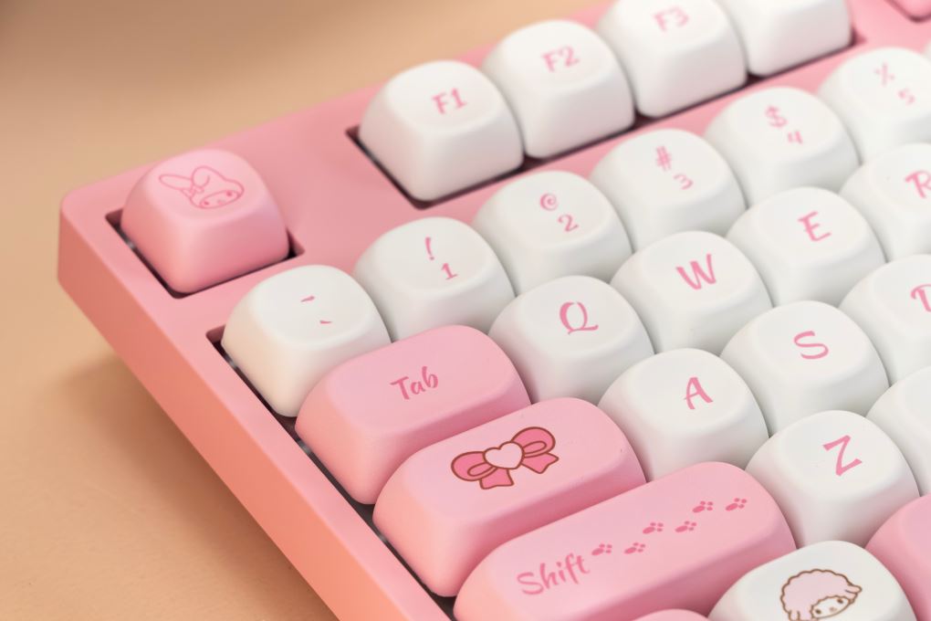 Bàn Phím Cơ Không Dây AKKO 3108RF V3 My Melody Màu Hồng
