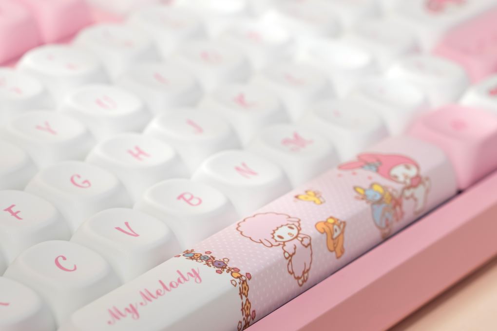 Bàn Phím Cơ Không Dây AKKO 3108RF V3 My Melody Màu Hồng