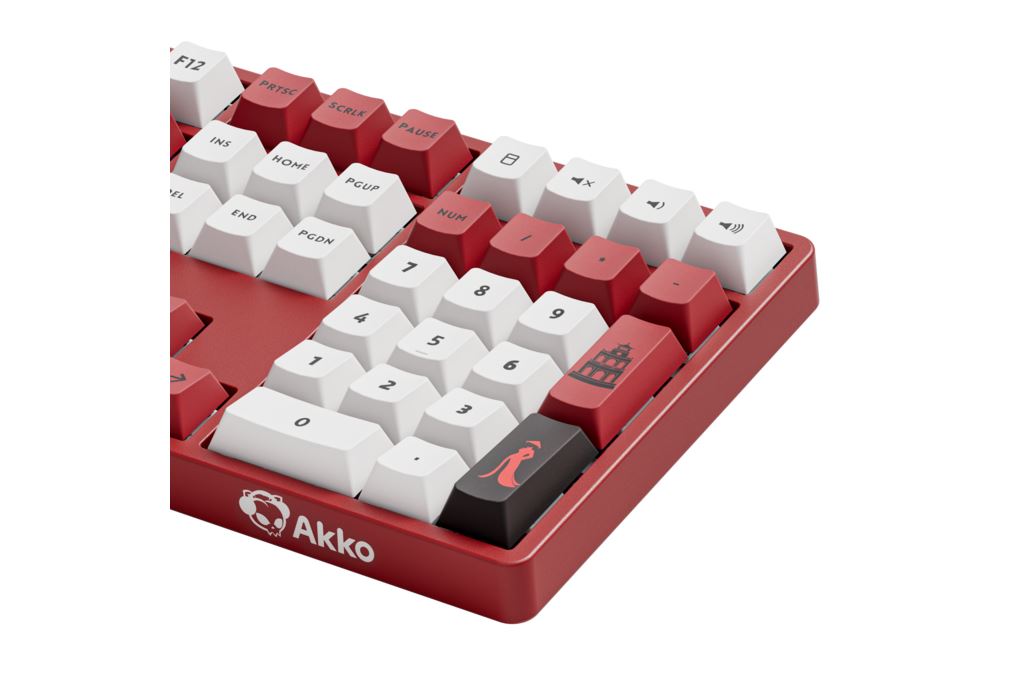 Bàn Phím Cơ Bluetooth AKKO 5108B Plus World Tour Viet Nam Màu Đỏ