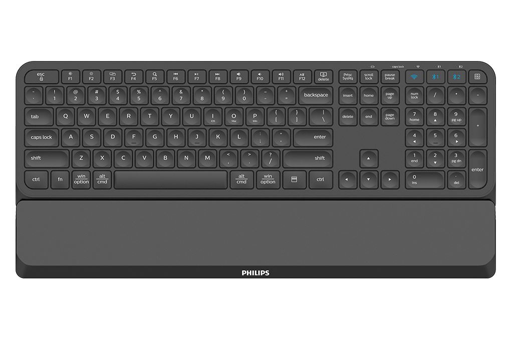 Bàn phím Bluetooth Philips SPK6607 Màu Đen
