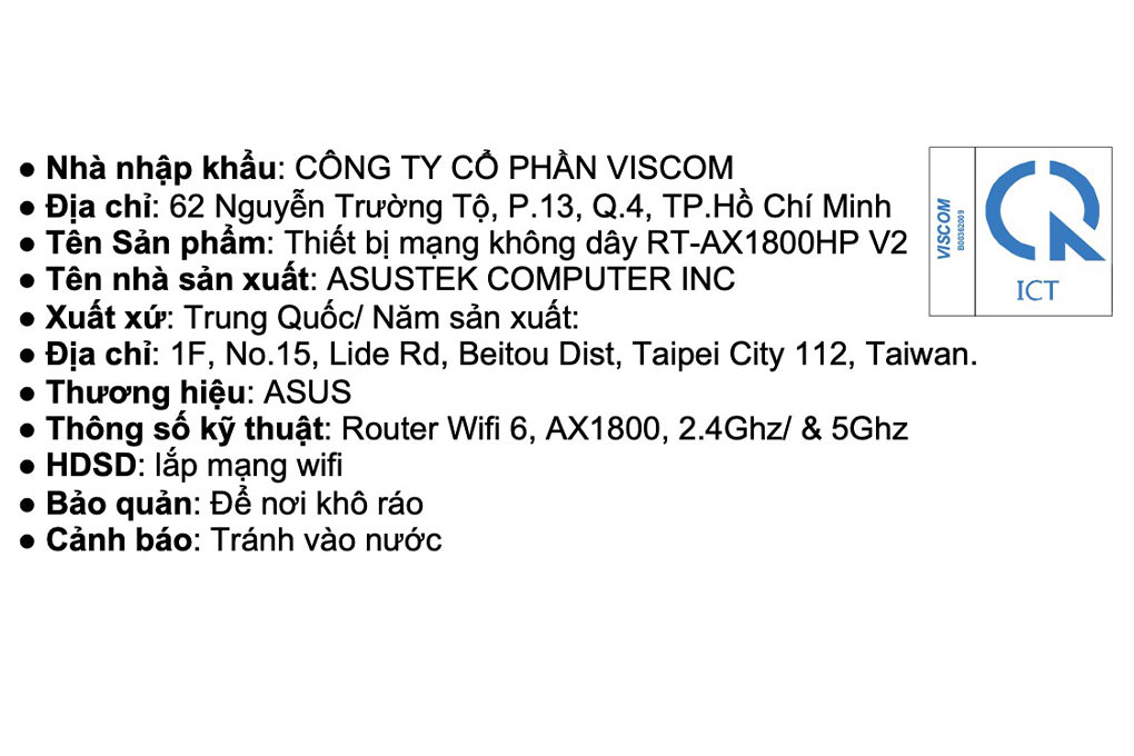 Router Wifi Chuẩn Wifi 6 Asus AX1800HP V2 - 11