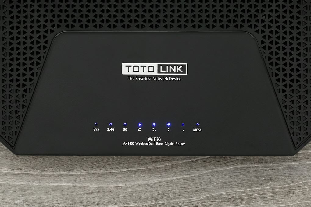 Router Wifi Chuẩn Wifi 6 Totolink X2000R-V2 Màu Đen