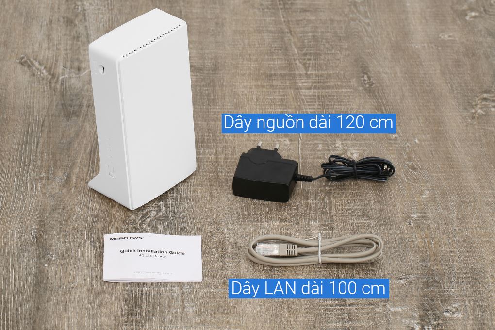 Bộ phát Wifi di động 4G LTE 300Mbps Mercusys MB112-4G Màu Trắng
