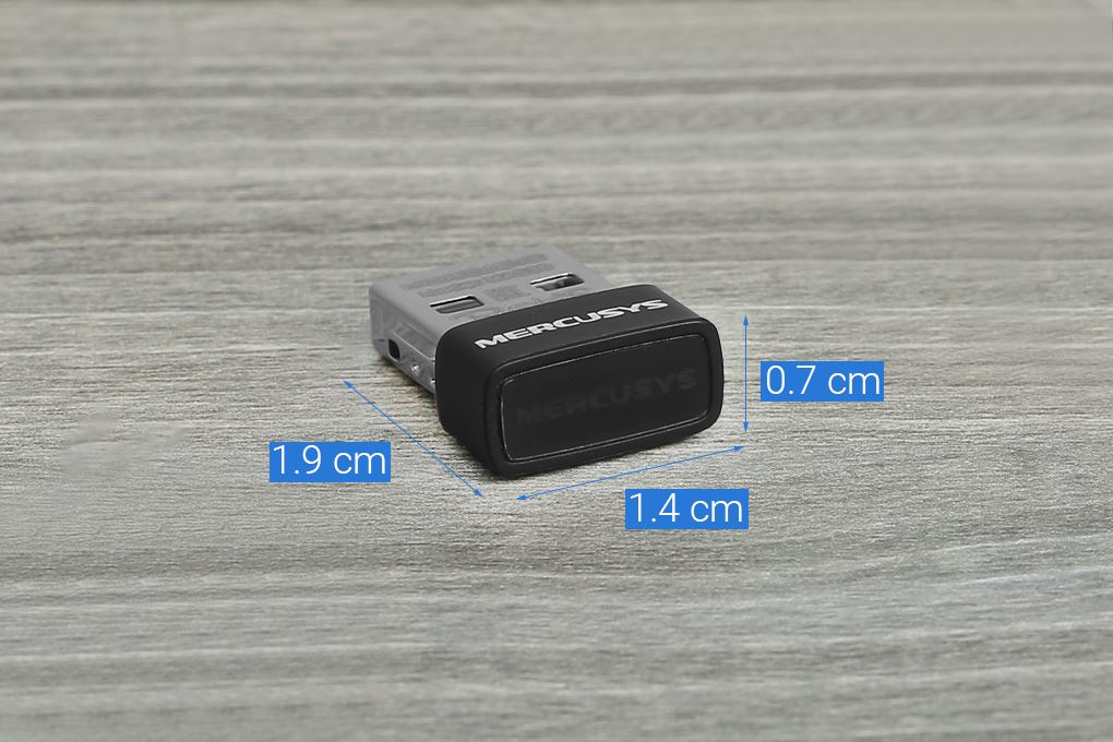 USB Bluetooth 5.3 Nano Mercusys MA530 Màu Đen