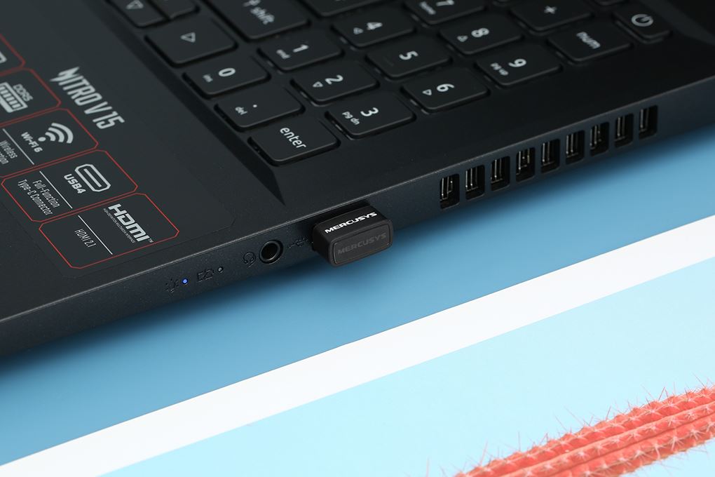 USB Bluetooth 5.3 Nano Mercusys MA530 Màu Đen