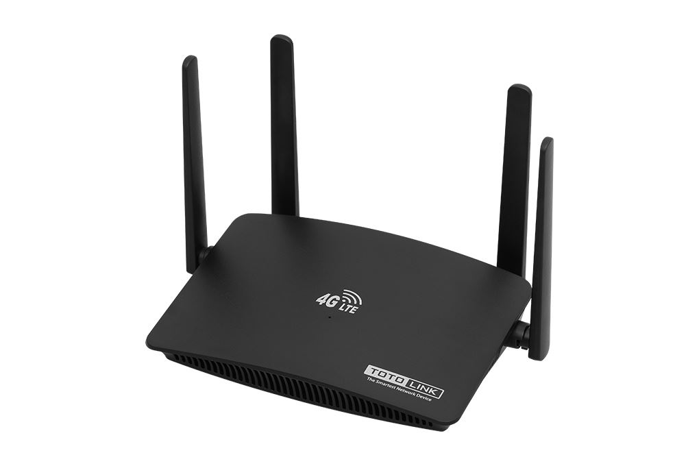 Bộ phát Wifi di động 4G LTE 300Mbps Totolink LR350 Màu Đen