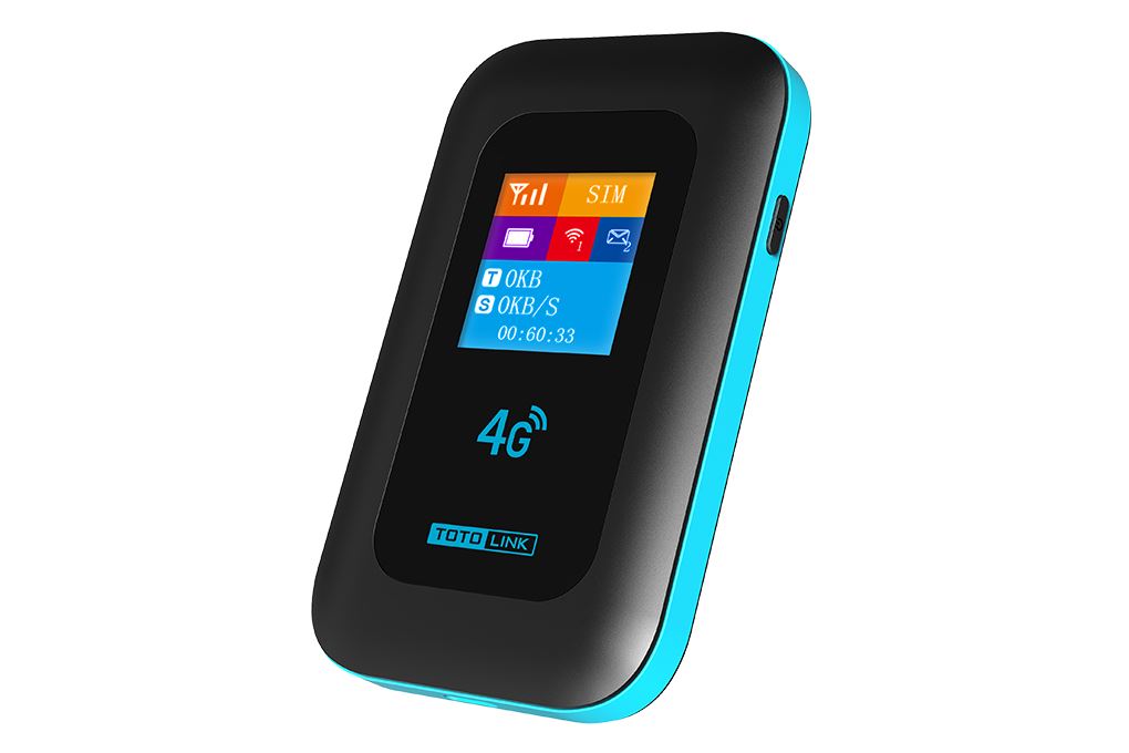 Bộ phát Wifi di động 4G LTE Wifi 6 AX300 Totolink M3L Màu Đen