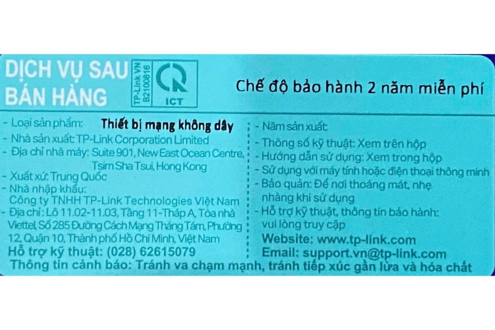 Router Wifi Chuẩn Wifi 6 AX1800 TP-Link Archer AX23 Màu Đen