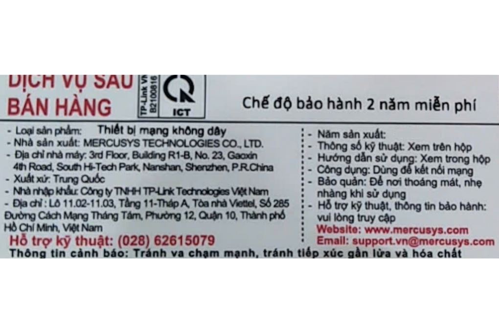 USB Wifi Chuẩn AC1300 Mercusys MA30N Nano Màu Trắng