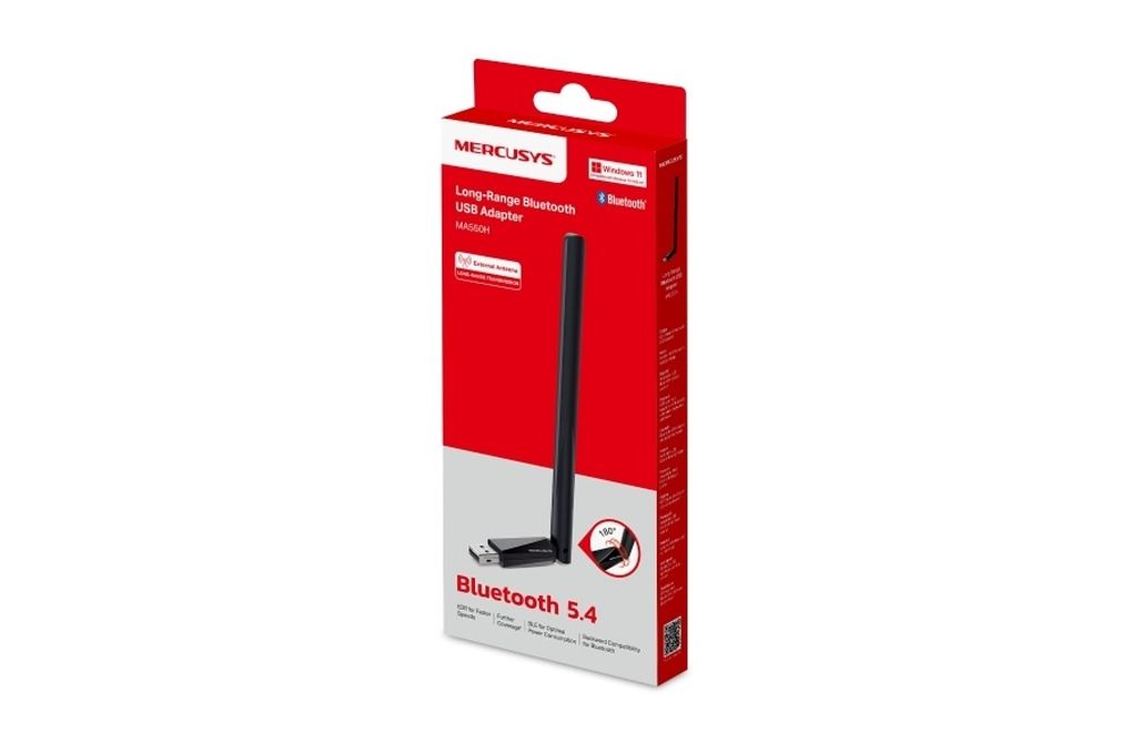 USB Bluetooth 5.4 Mercusys MA550H Màu Đen