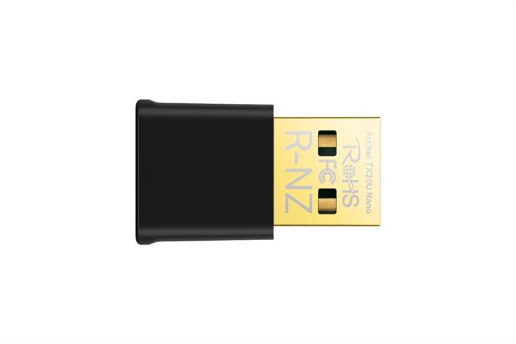 USB Wifi Chuẩn Wifi 6 TP-Link Archer TX20U Nano Màu Đen