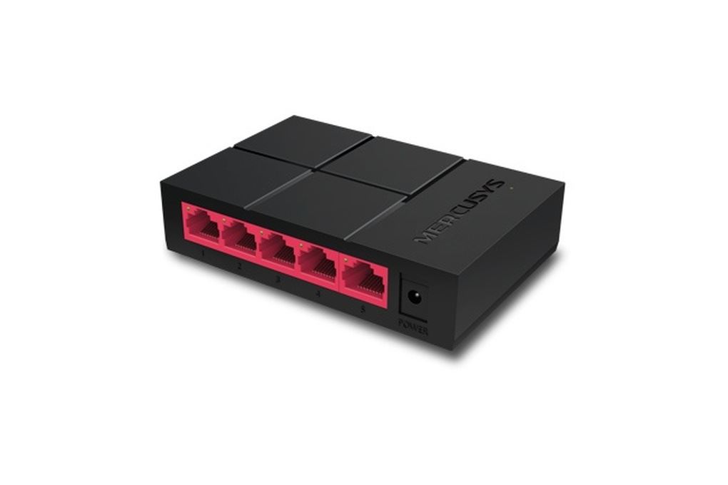 Thiết bị chuyển mạch Switch Mercusys 5 cổng MS105G Màu Đen