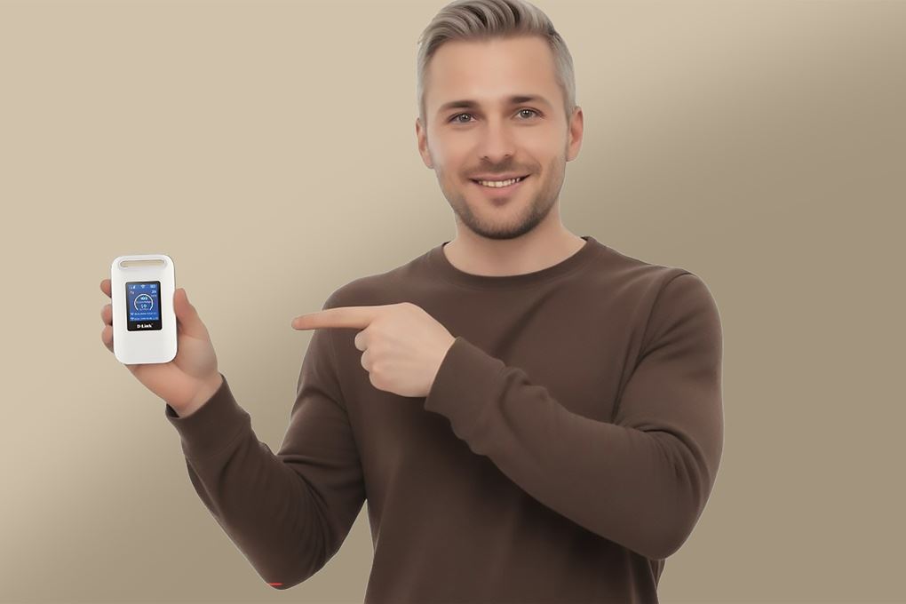 Bộ phát Wifi di động 4G LTE Wifi 6 D-Link DWR-933M Màu Trắng