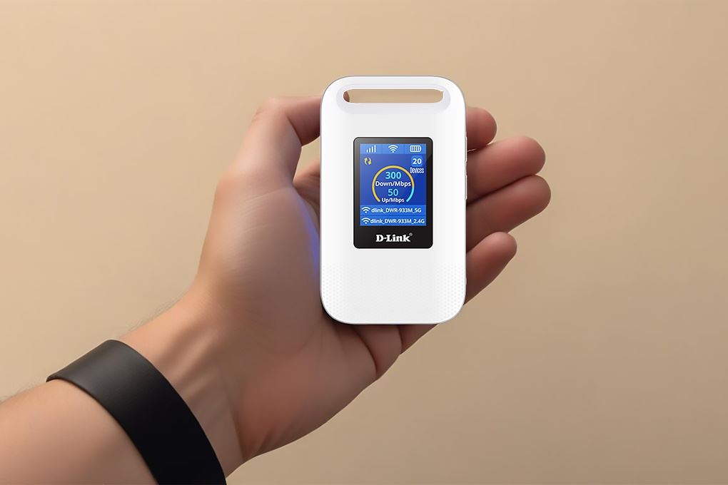 Bộ phát Wifi di động 4G LTE Wifi 6 D-Link DWR-933M Màu Trắng
